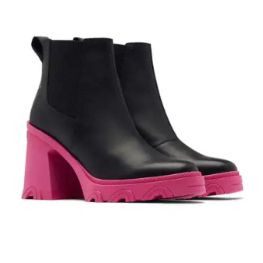 SOREL Brex™ Waterproof Platform Block Heel Chelsea Boot (Women) - NEW
